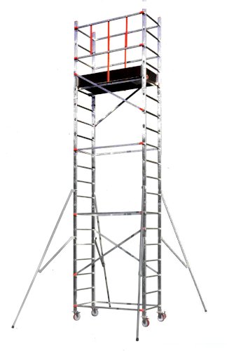GIERRE ALUMINIUM MOBILE SCAFFOLDING TOWER 5.9M