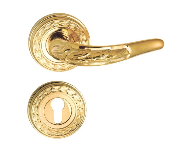 OMP PORRO LEVER HANDLE ON ROSE 163MM PVD