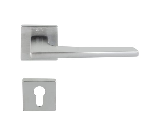CONVEX 1495 LEVER HANDLE ON SQUARE ROSE 131MM
