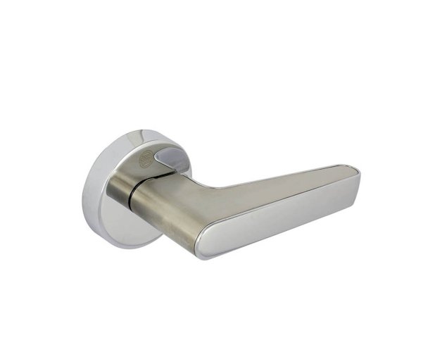 SIMPLEX 2015 LEVER HANDLE ON ROSE FOR AMERICAN LOCK 150MM