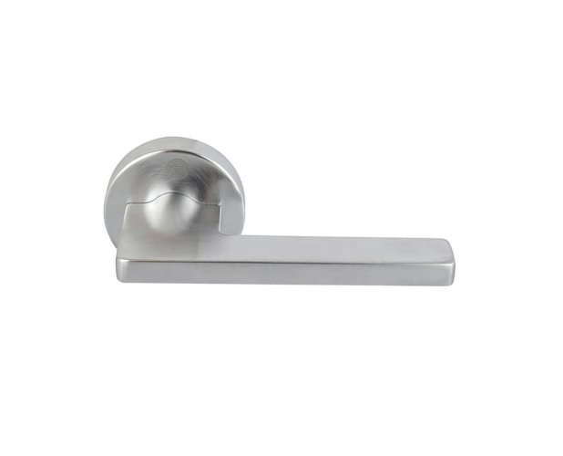 SIMPLEX 2165 LEVER HANDLE ON ROSE FOR AMERICAN LOCK 150MM
