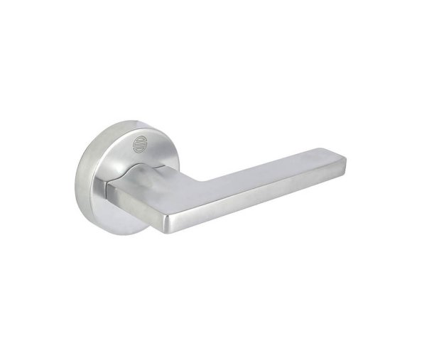 SIMPLEX 2165 LEVER HANDLE ON ROSE FOR AMERICAN LOCK 150MM