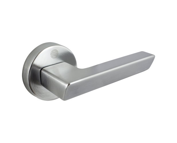 SIMPLEX 2145 LEVER HANDLE ON ROSE FOR AMERICAN LOCK 146MM
