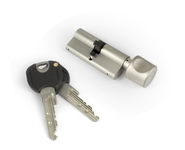 SIMPLEX 3530 EURO PROFILE SECURITY THUMBTURN CYLINDER SIZE 72MM