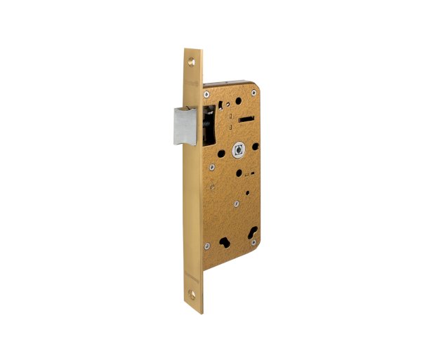 SIMPLEX 9900 MORTISE LATCH LOCK 55MM POLISHED BRASS