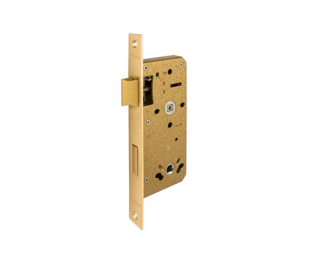 SIMPLEX 9990 MORTISE BATHROOM LOCK 55MM POLISHED BRASS