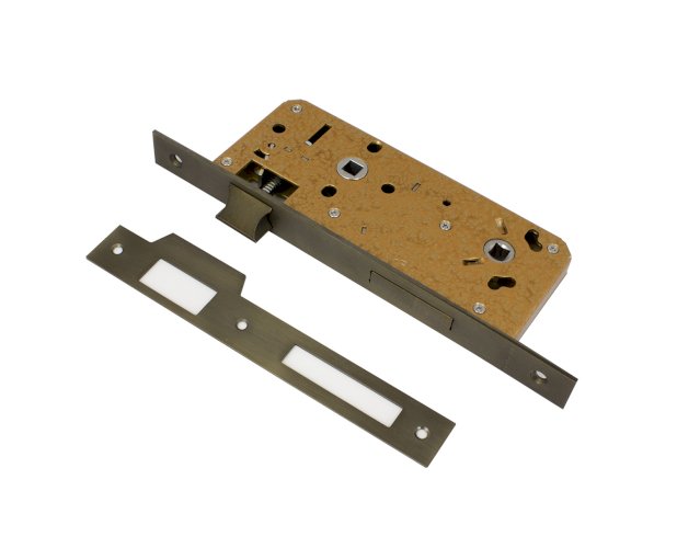 SIMPLEX 9990 MORTISE BATHROOM LOCK 45MM DARK BRONZE