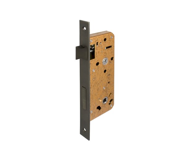 SIMPLEX 9990 MORTISE BATHROOM LOCK 45MM DARK BRONZE