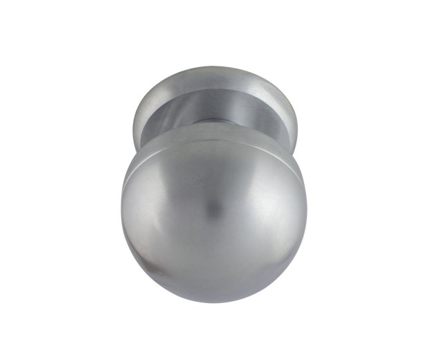 FADEX 264 DOOR KNOB ON ROSE 70MM SATIN CHROME