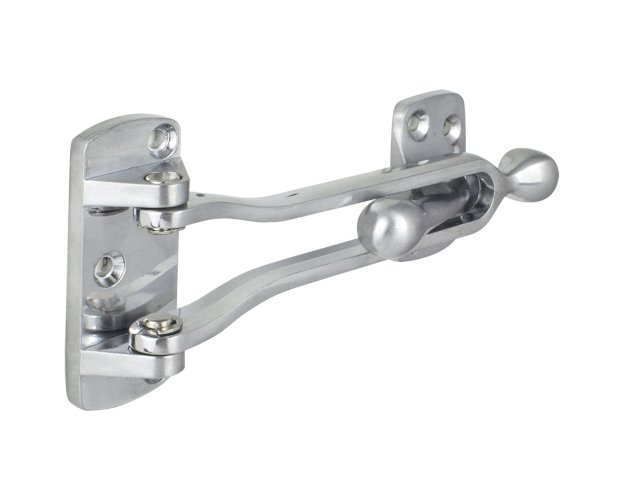 SIMPLEX SDG 050 SOLID DOOR GUARD SATIN CHROME