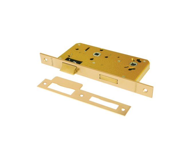 SIMPLEX 9990 MORTISE BATHROOM LOCK 55MM PVD